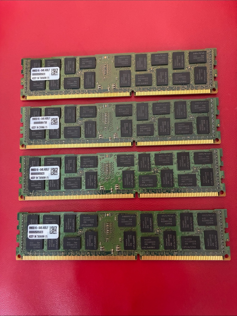 4 of Kingston Green and Black DDR3 Server Memory Modules - Picture 3 of 3